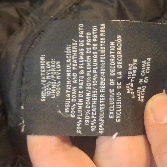 32 Degrees Black Puffer Jacket - Picture 3 of 6